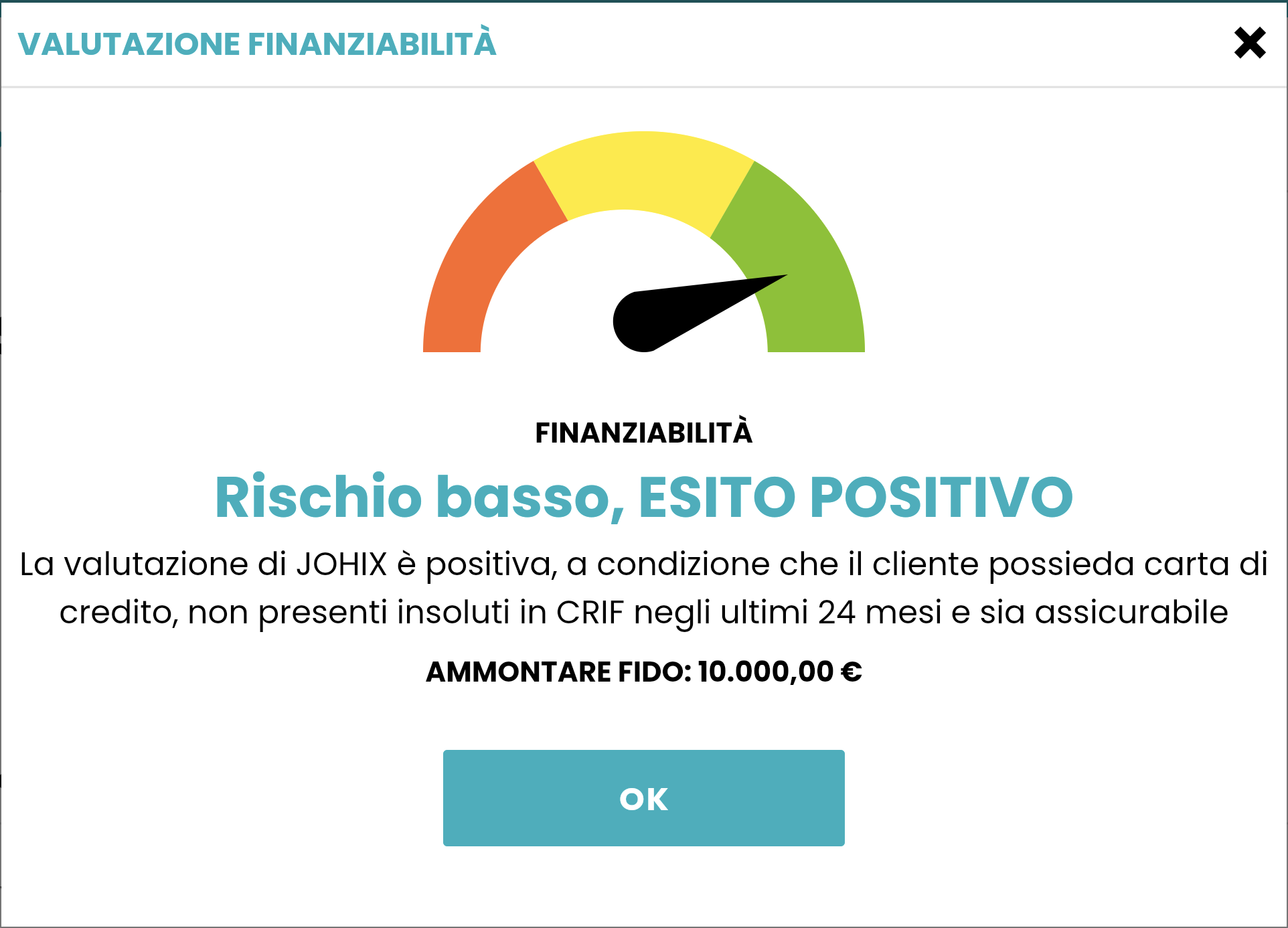 Ottieni un check di affidabilità